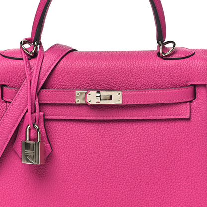 Hermes Togo Kelly Retourne 25 Rose Pourpre 8 of 10