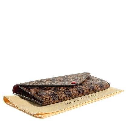 Louis Vuitton Damier Ebene Josephine Wallet Red 4 of 7