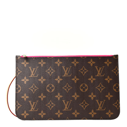 Louis Vuitton Monogram Neverfull MM GM Pochette Pivoine 1 of 5