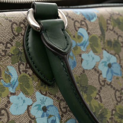 Gucci GG Supreme Monogram Bloom Butterfly Embroidered Medium Boston Green 13 of 13