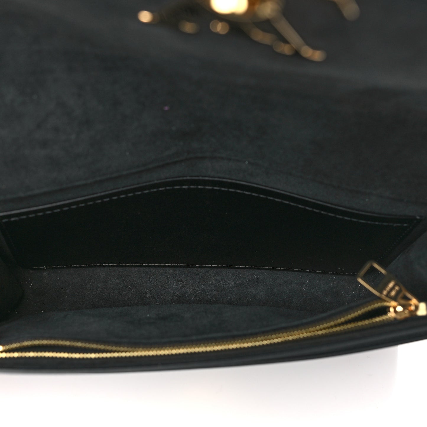 Calfskin Chain Louise GM NM Black