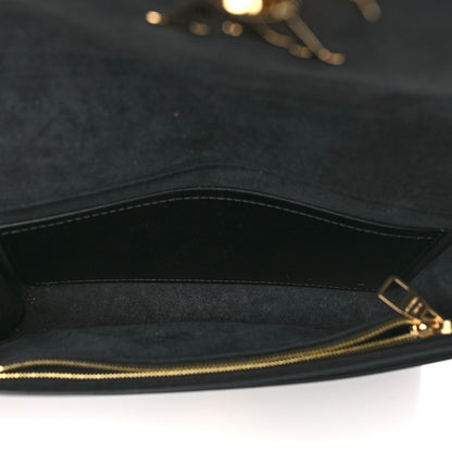 Louis Vuitton Calfskin Chain Louise GM NM Black 5 of 10