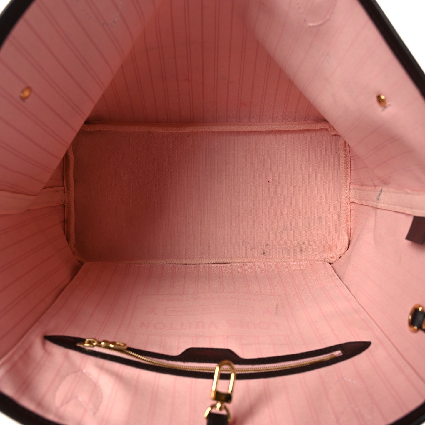Damier Ebene Neo Neverfull MM Rose Ballerine
