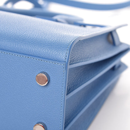 Saint Laurent Grained Calfskin Baby Sac De Jour Blue Clair 13 of 13