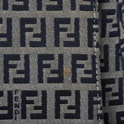 Fendi Zucchino Mama Baguette Navy 12 of 13