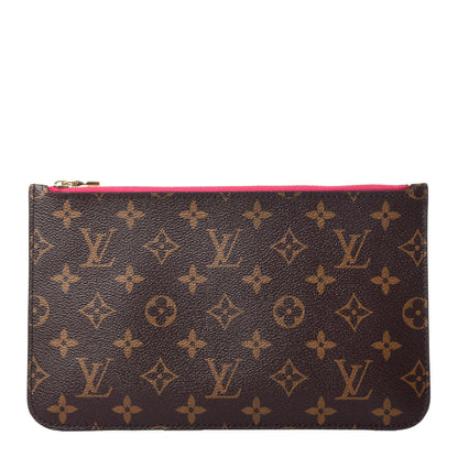 Louis Vuitton Monogram Neverfull MM GM Pochette Pivoine 1 of 12