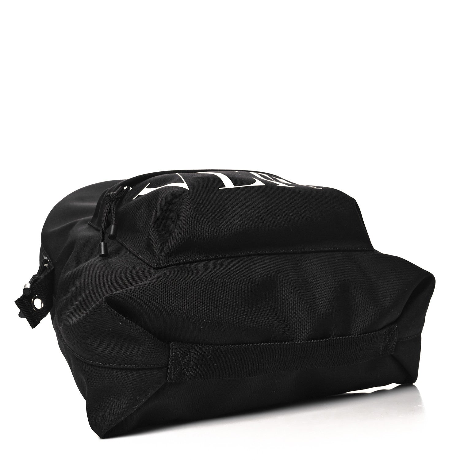 Valentino Garavani Nylon VLTN Logo Patch Backpack Black 4 of 9