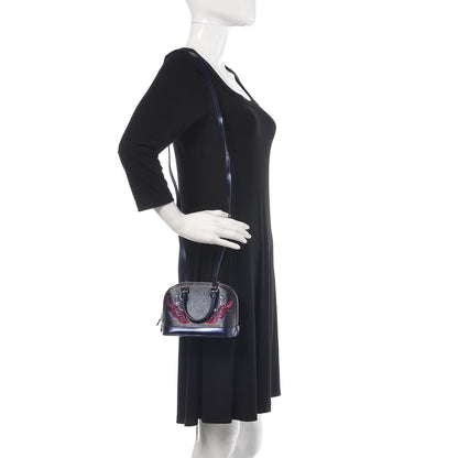 Louis Vuitton Epi Sequins Flame Alma Nano Blue Nuit 2 of 8