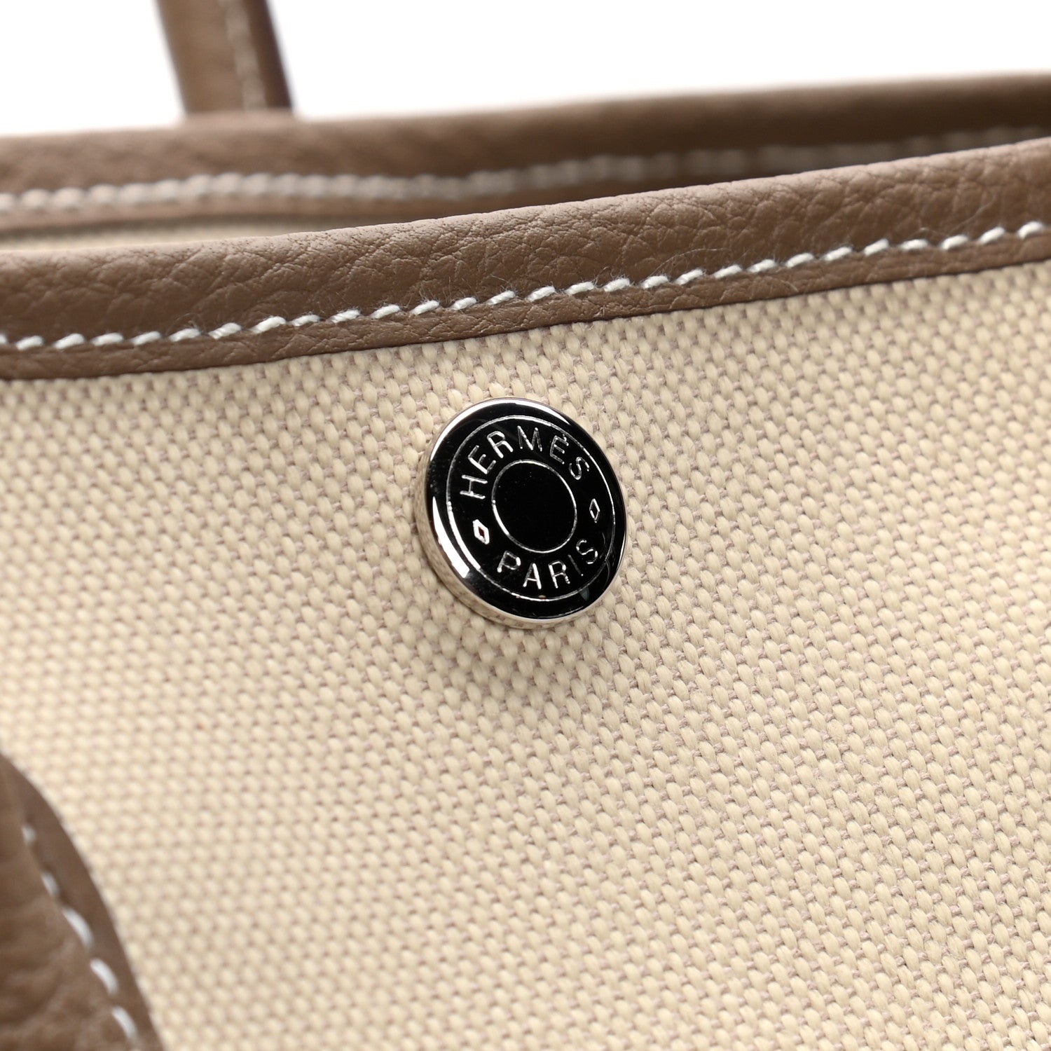 Hermes Twill D Negonda Garden Party 36 MM Tote Beton Etoupe 5 of 6