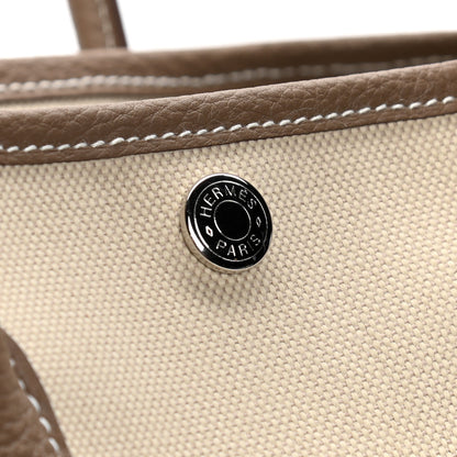 Hermes Twill D Negonda Garden Party 36 MM Tote Beton Etoupe 5 of 6