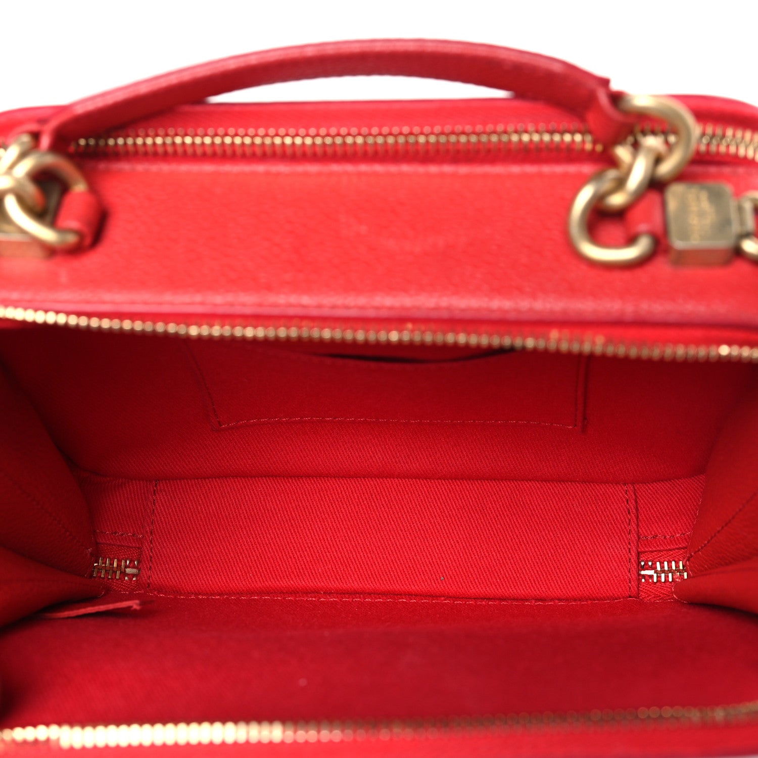 Chanel Caviar Quilted Small Camera Case Red 5 of 10