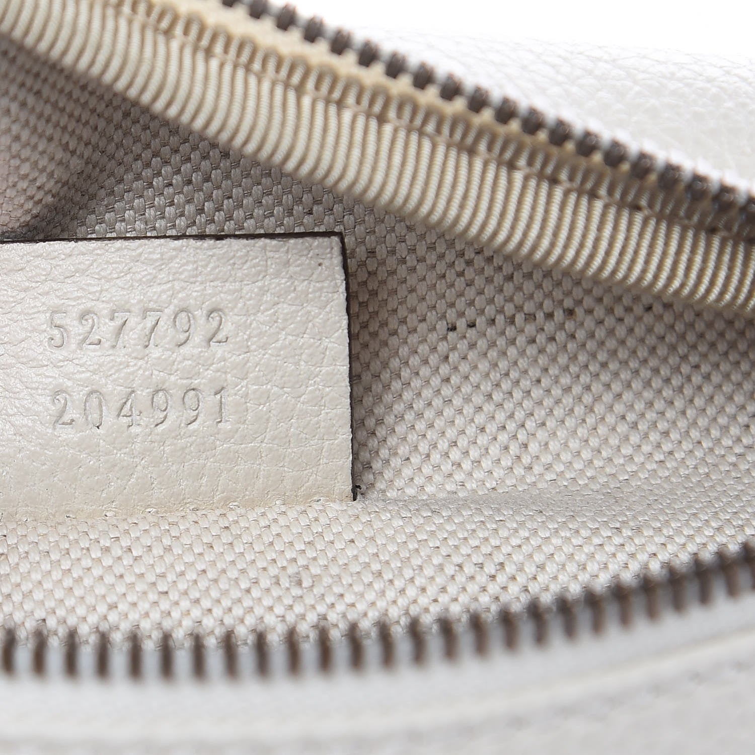 Gucci Grained Calfskin Small Logo Belt Bag White 7 of 7