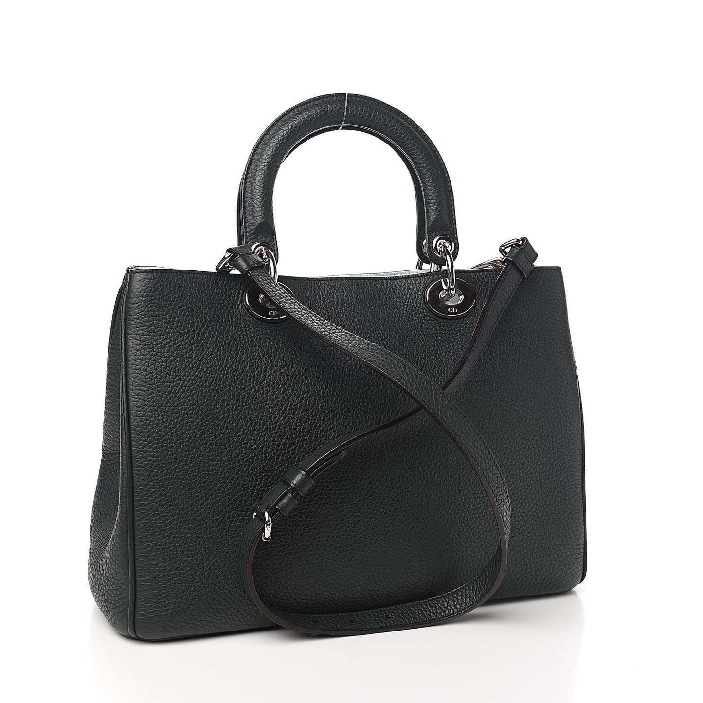 Bullcalf Medium Diorissimo Tote Dark Green