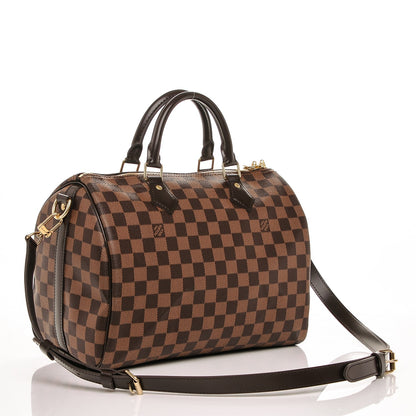 Louis Vuitton Damier Ebene Speedy Bandouliere 30 3 of 7
