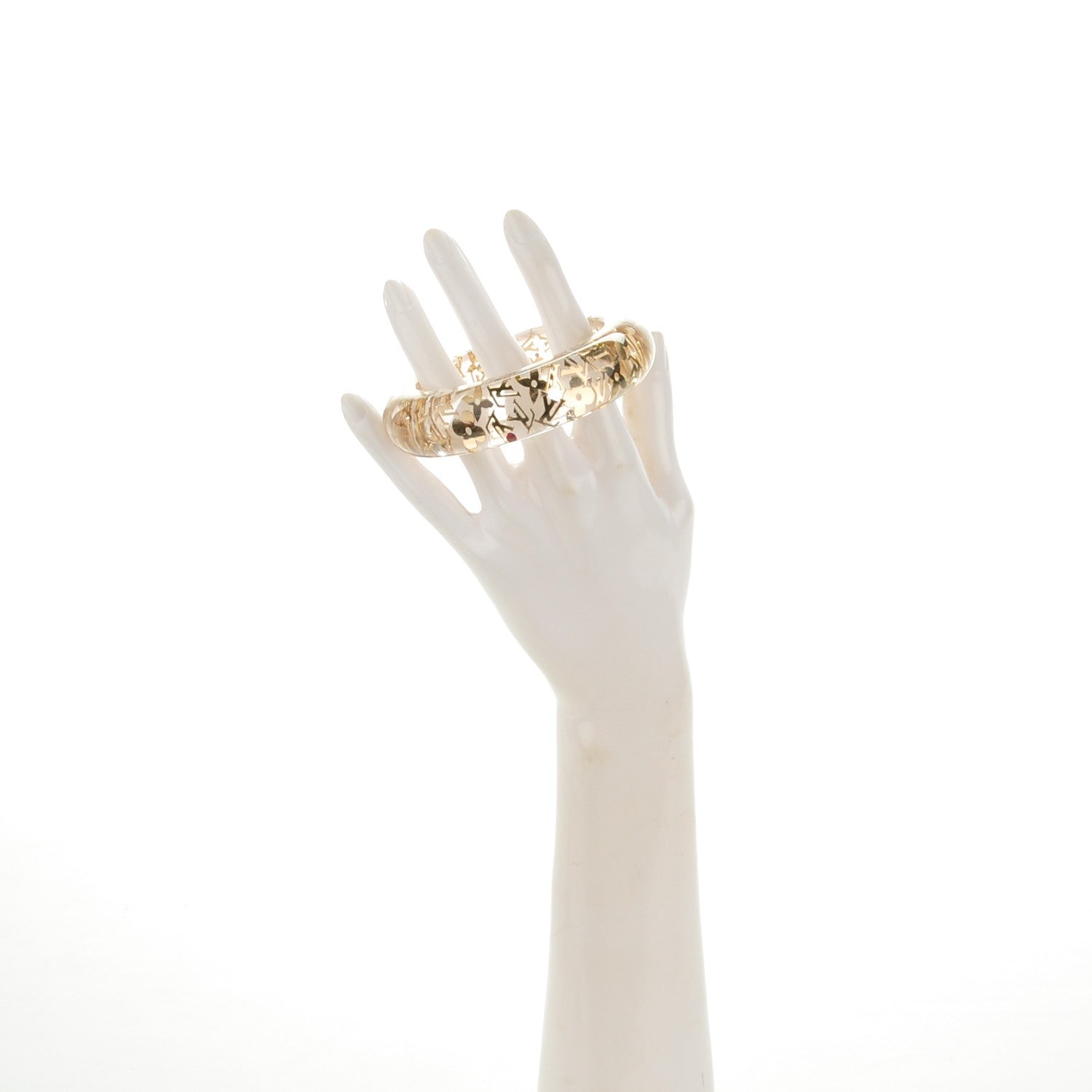 Louis Vuitton Resin Swarovski Medium Inclusion Bracelet GM Transparent 2 of 3