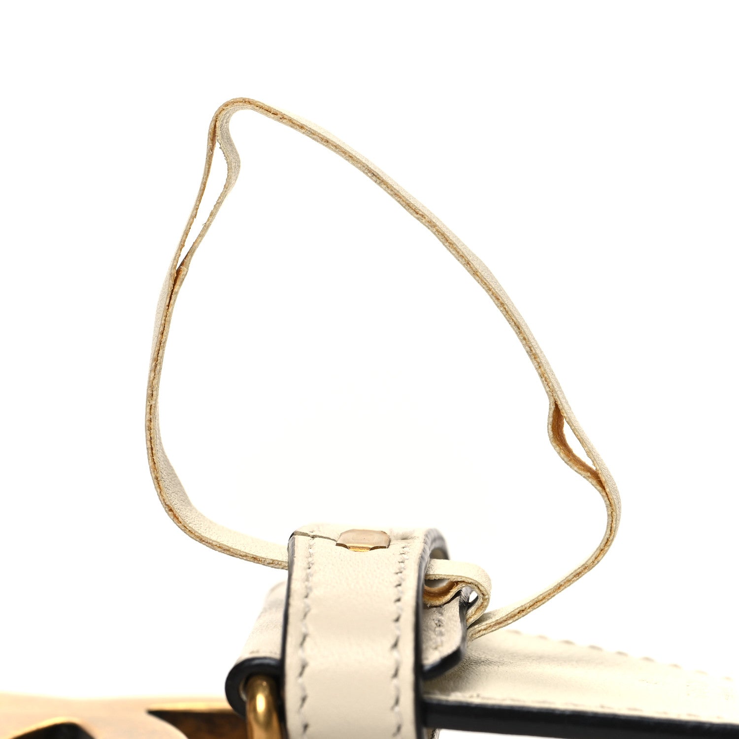Gucci Calfskin Double G 40mm Belt 85 34 Mystic White 6 of 6