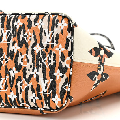 Louis Vuitton Monogram Giant Jungle Neverfull MM Ivory 11 of 13