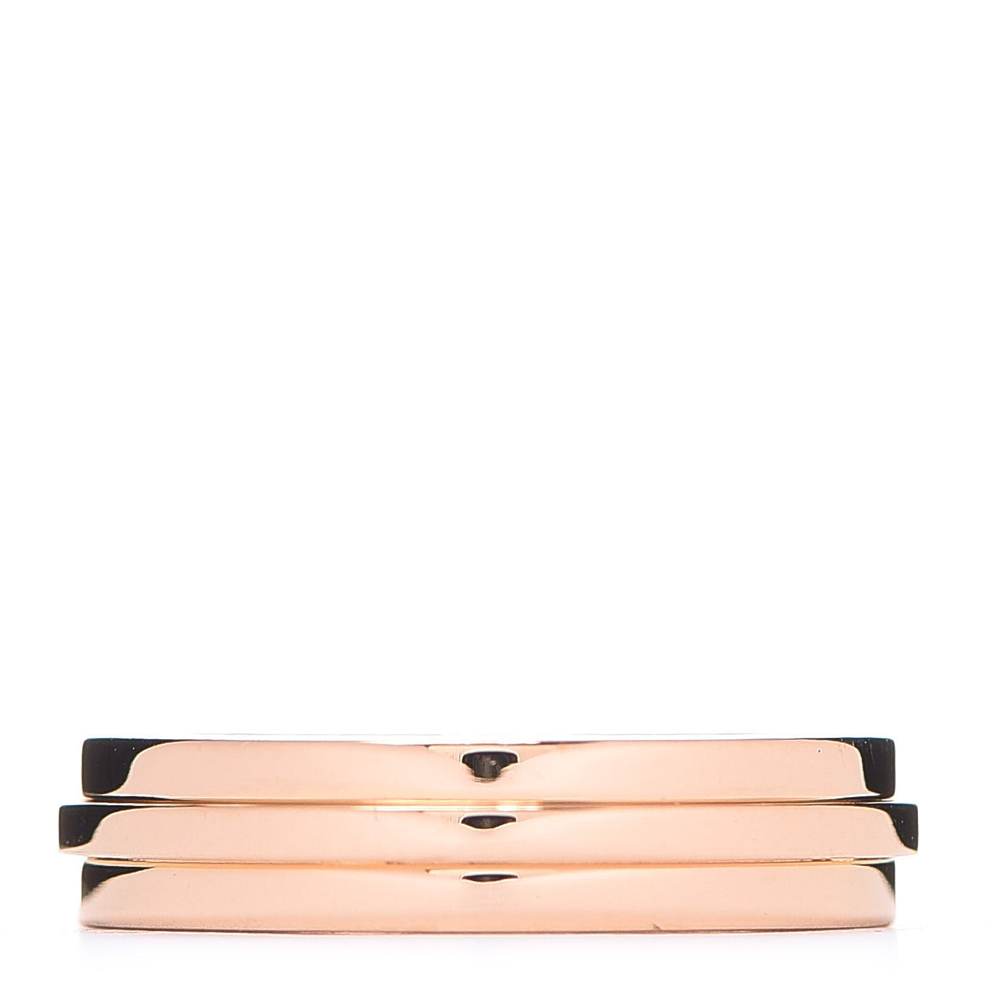 18K Rose Gold T Two Narrow Ring 49 5