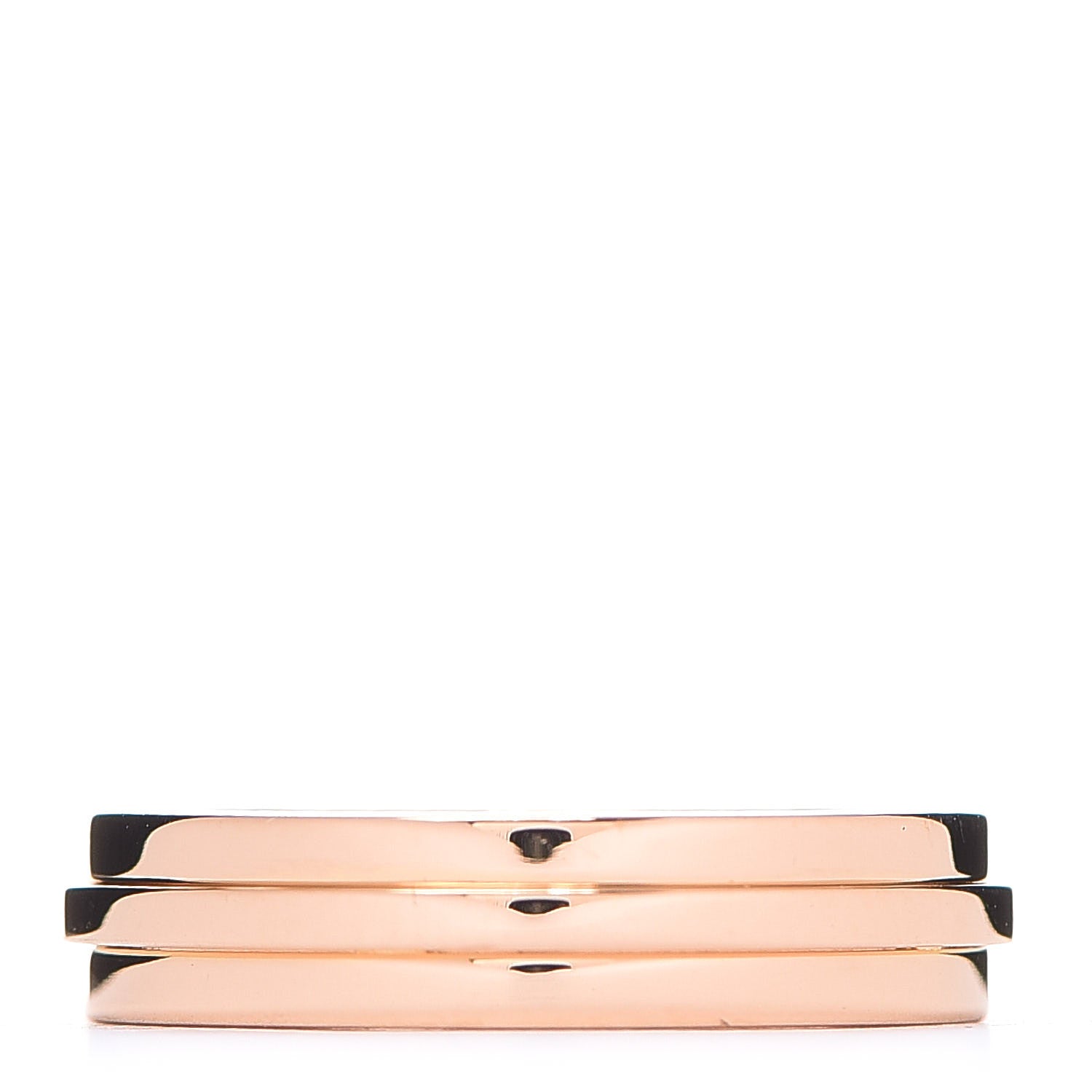 Tiffany 18K Rose Gold T Two Narrow Ring 49 5 2 of 3