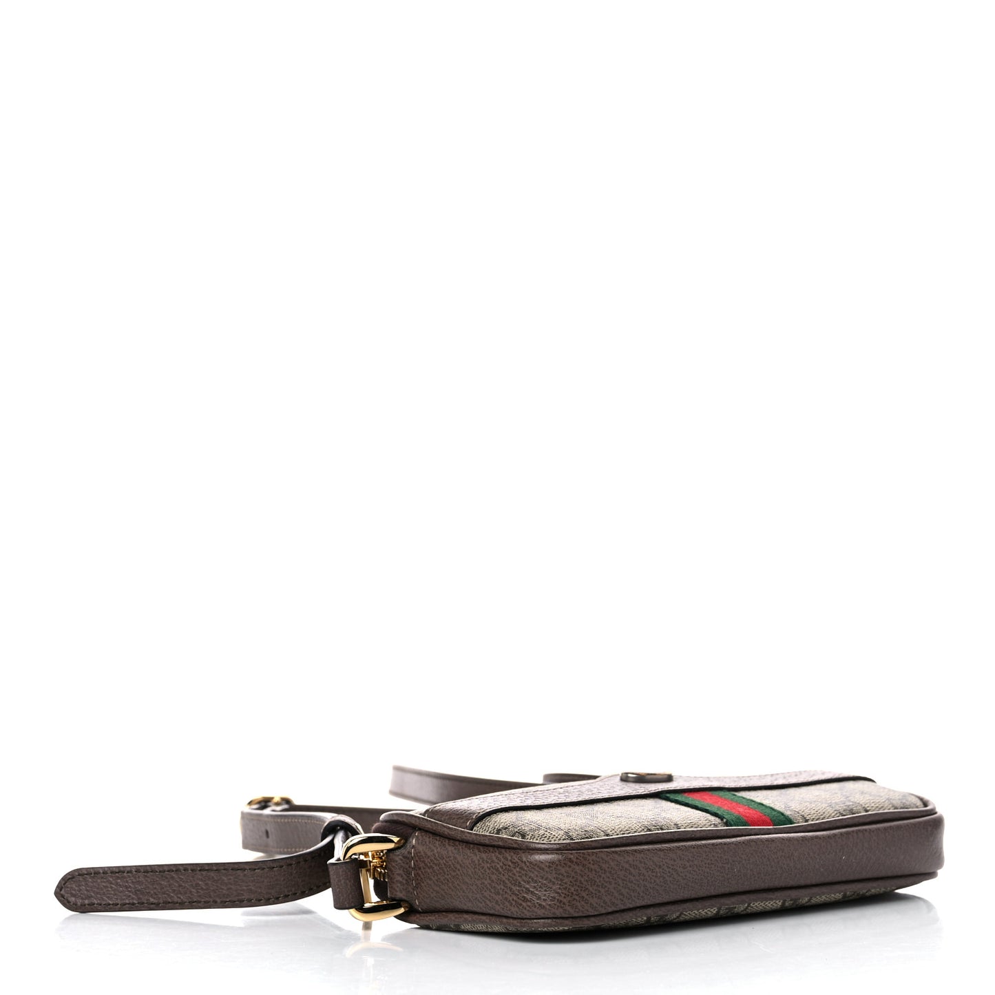 GG Supreme Monogram Web Mini Ophidia GG Bag Brown