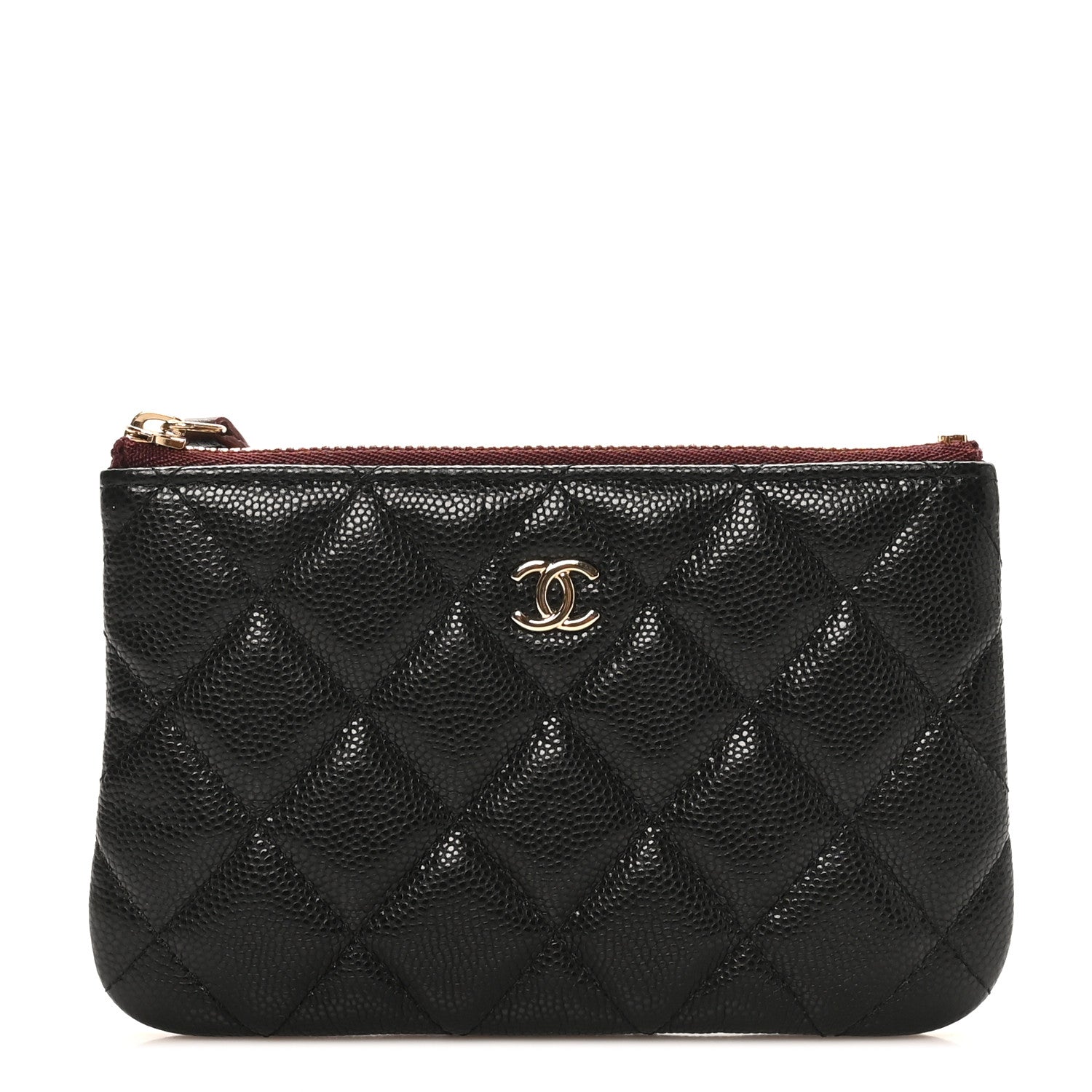Chanel Caviar Quilted Small Cosmetic Case Black 1 of 8