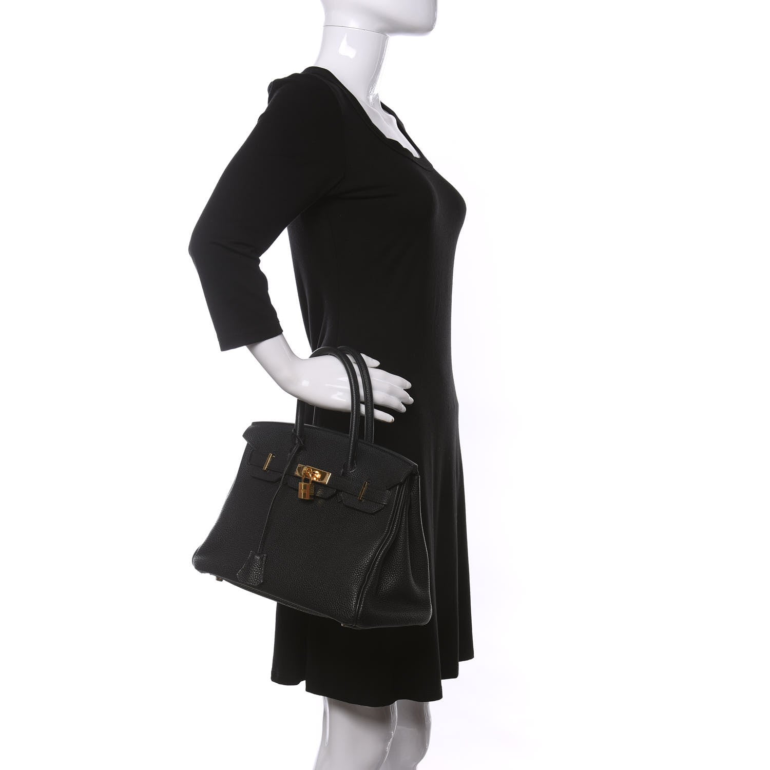 Hermes Togo Birkin 30 Black 2 of 19