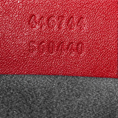 Gucci Velvet Matelasse Mini GG Marmont Shoulder Bag Hibiscus Red 9 of 11