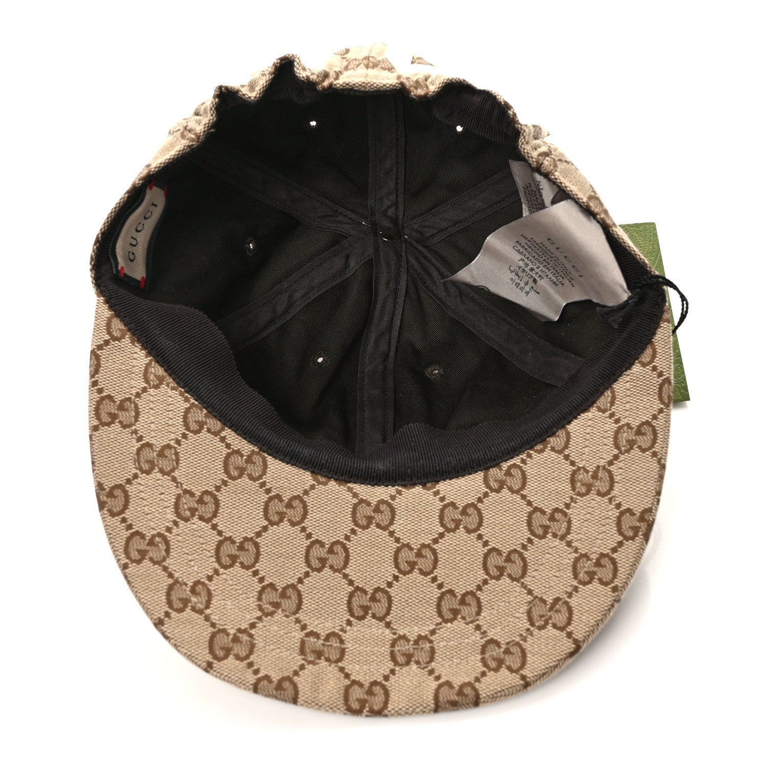 Gucci Monogram Patch Logo Soft Baseball Hat L Beige Cocoa 7 of 10