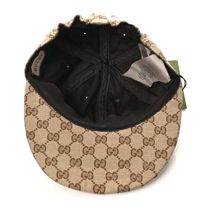 Gucci Monogram Patch Logo Soft Baseball Hat L Beige Cocoa 7 of 10