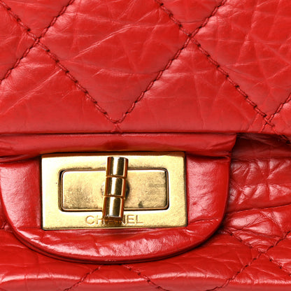 Chanel Aged Calfskin Quilted 2.55 Reissue 227 Flap Red 5 of 6