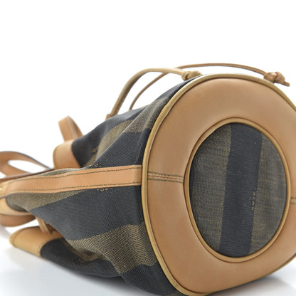 Fendi Pequin Bucket Bag Tobacco 6 of 9