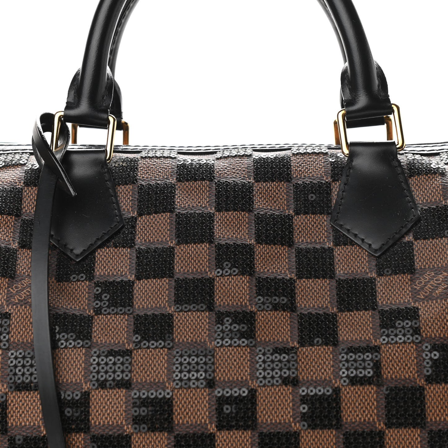 Damier Paillettes Speedy 30 Black