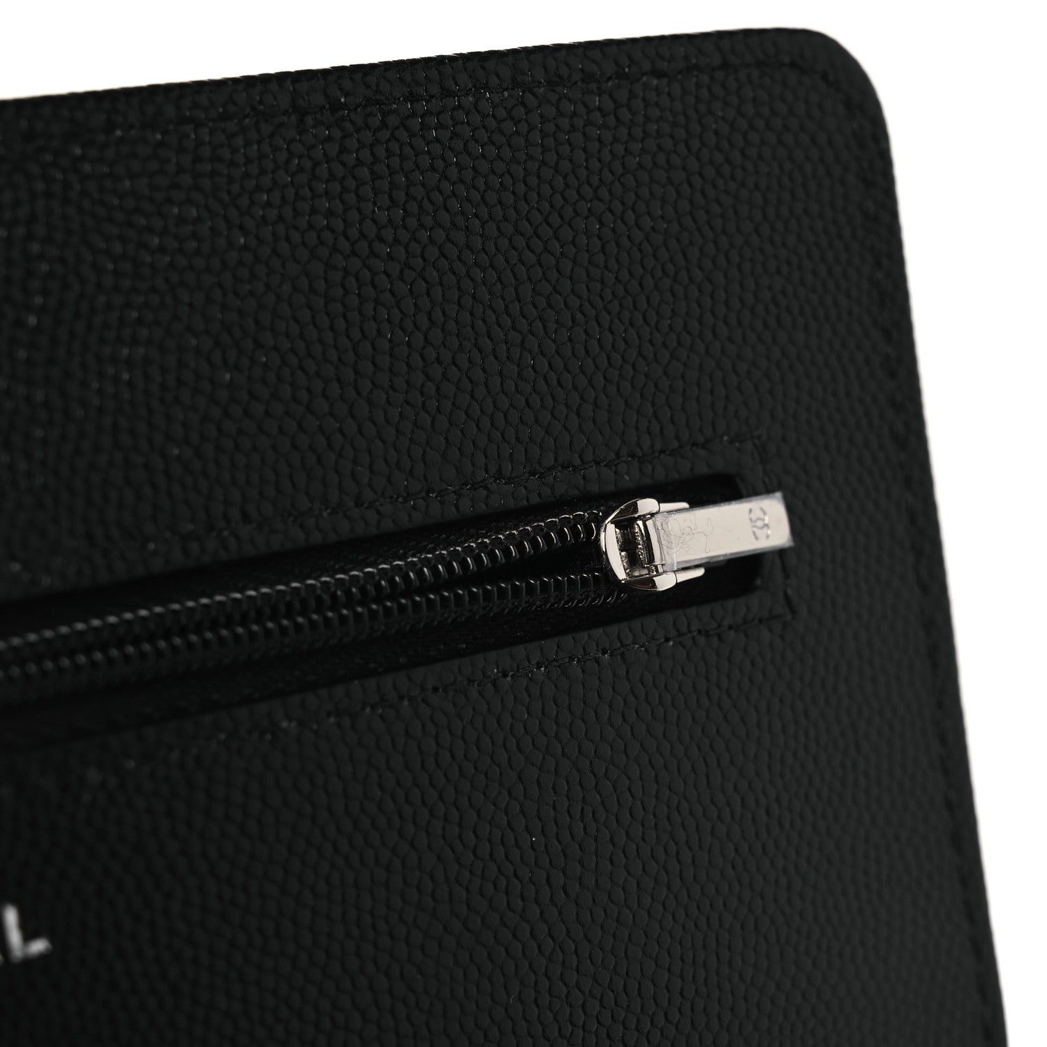 Chanel Caviar Quilted Crystal Star Wallet On Chain Black 12 of 14