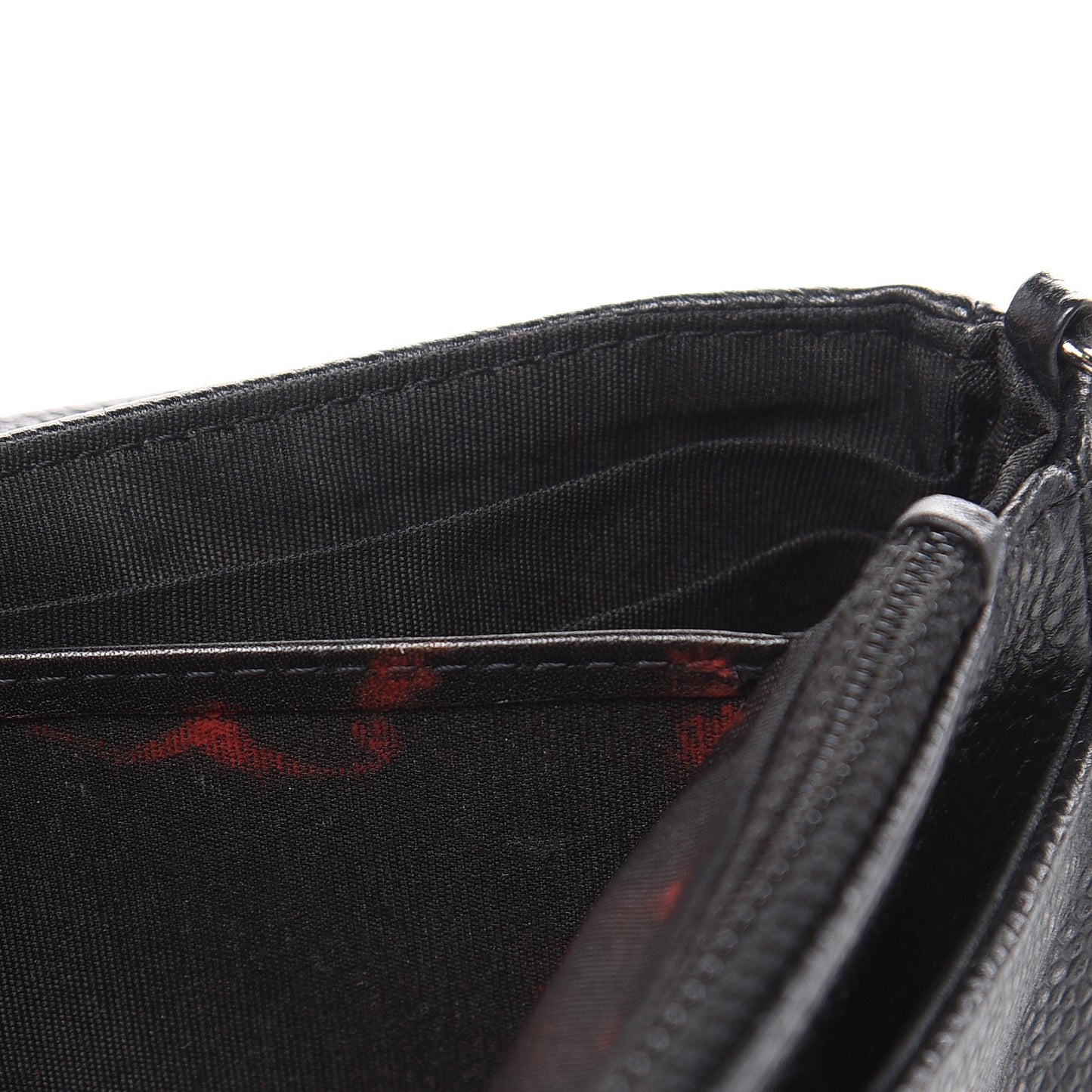 Caviar Half Moon Wallet On Chain WOC Black