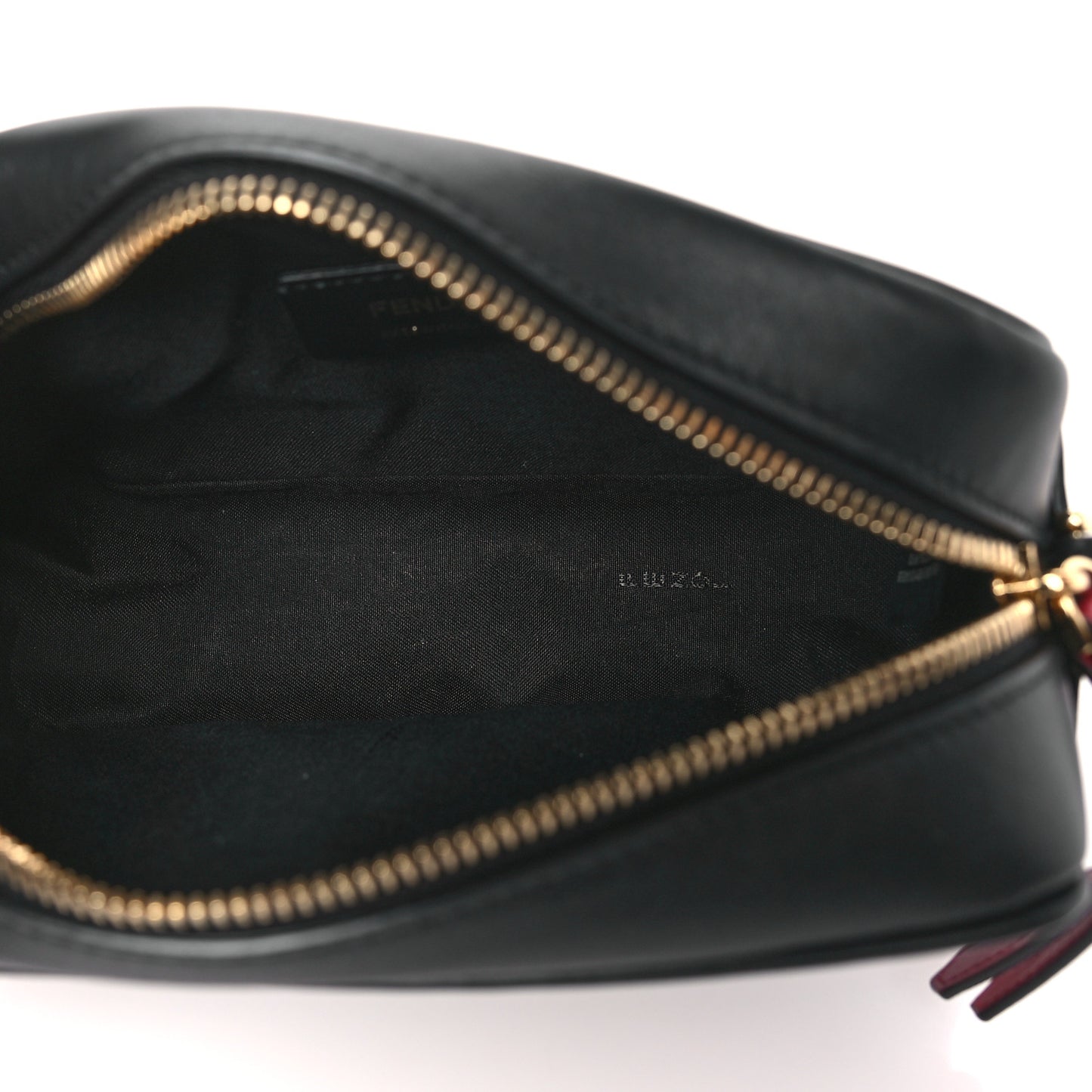 Vitello Century Bi-Color FF 1974 Embossed Mini Camera Case Maya Black