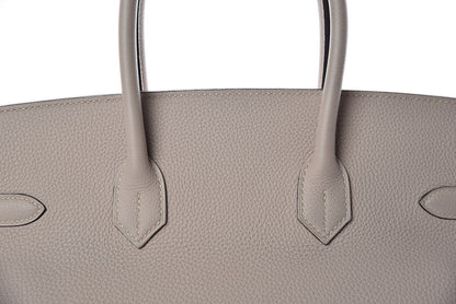 Hermes Togo Birkin 35 Gris Tourterelle 10 of 34