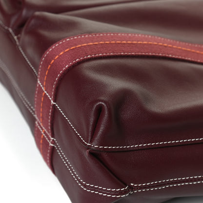 Hermes Swift Canvas Tote Rouge H 9 of 10