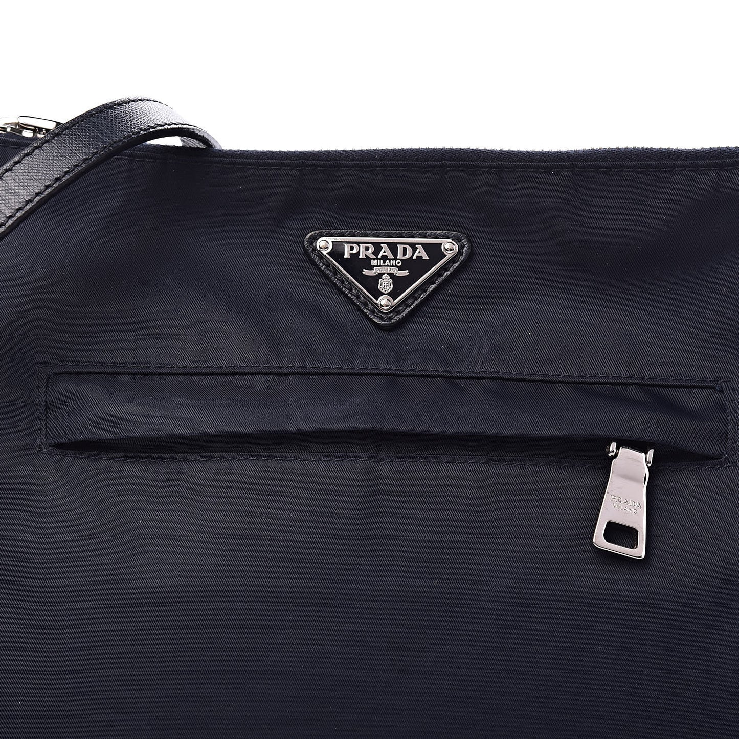 Tessuto Nylon Saffiano Crossbody Bag Baltico