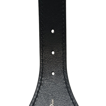 Christian Dior Canvas Embroidered Large Book Belt 80 32 Grey Multicolor 4 of 6