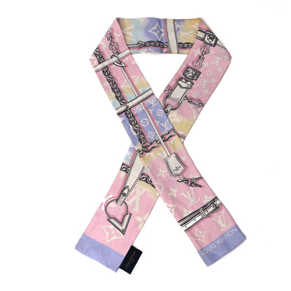 Louis Vuitton Silk Monogram Escale Confidential Bandeau Pink 1 of 10