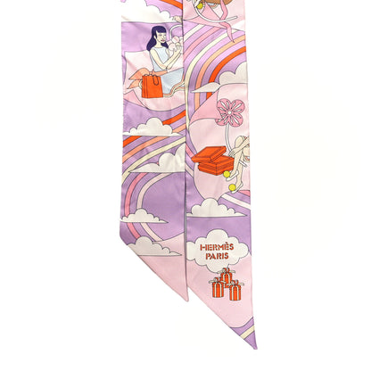 Hermes Silk Carres Volants Twilly Lilas 2 of 4