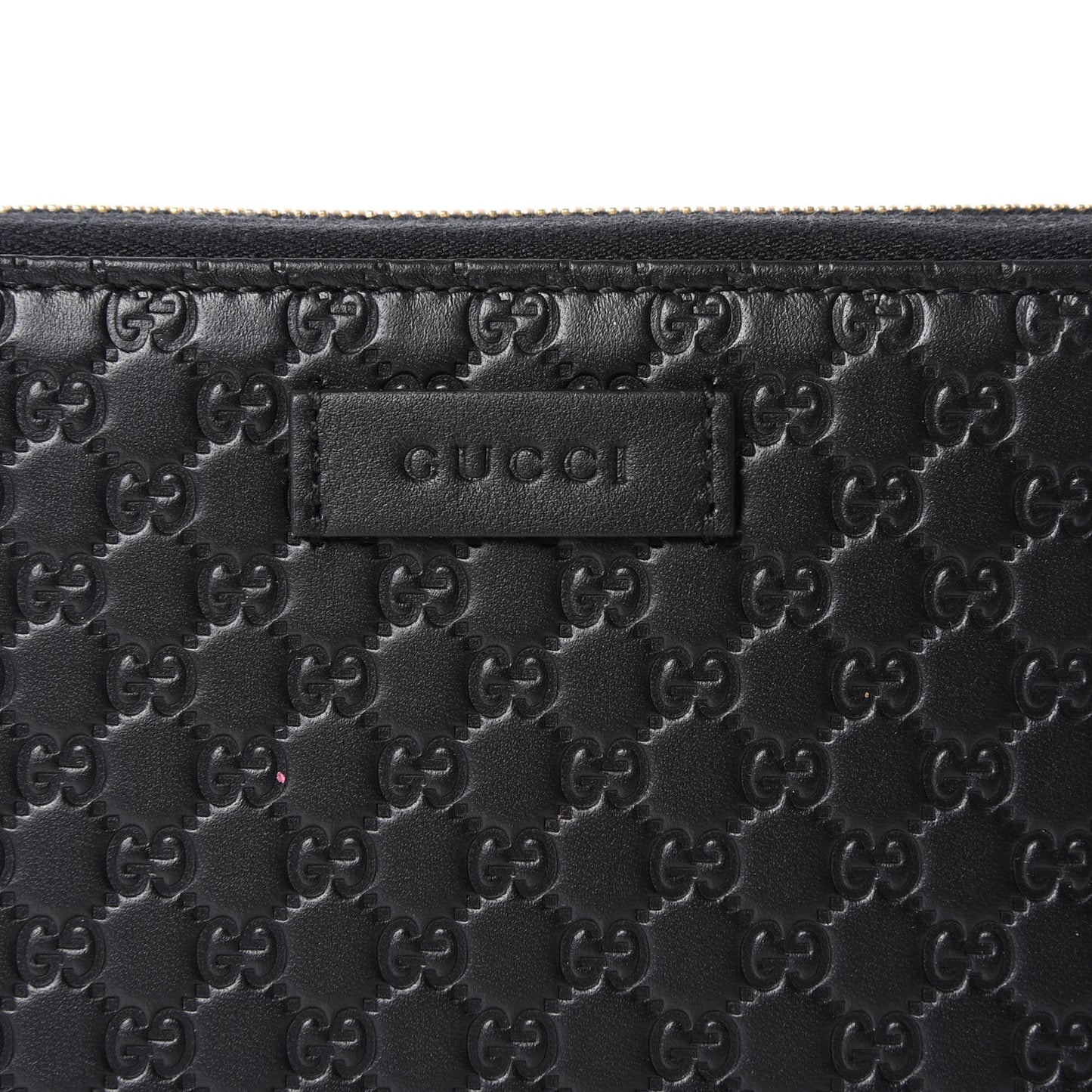 Soft Microguccissima Zip Around Organizer Wallet Black