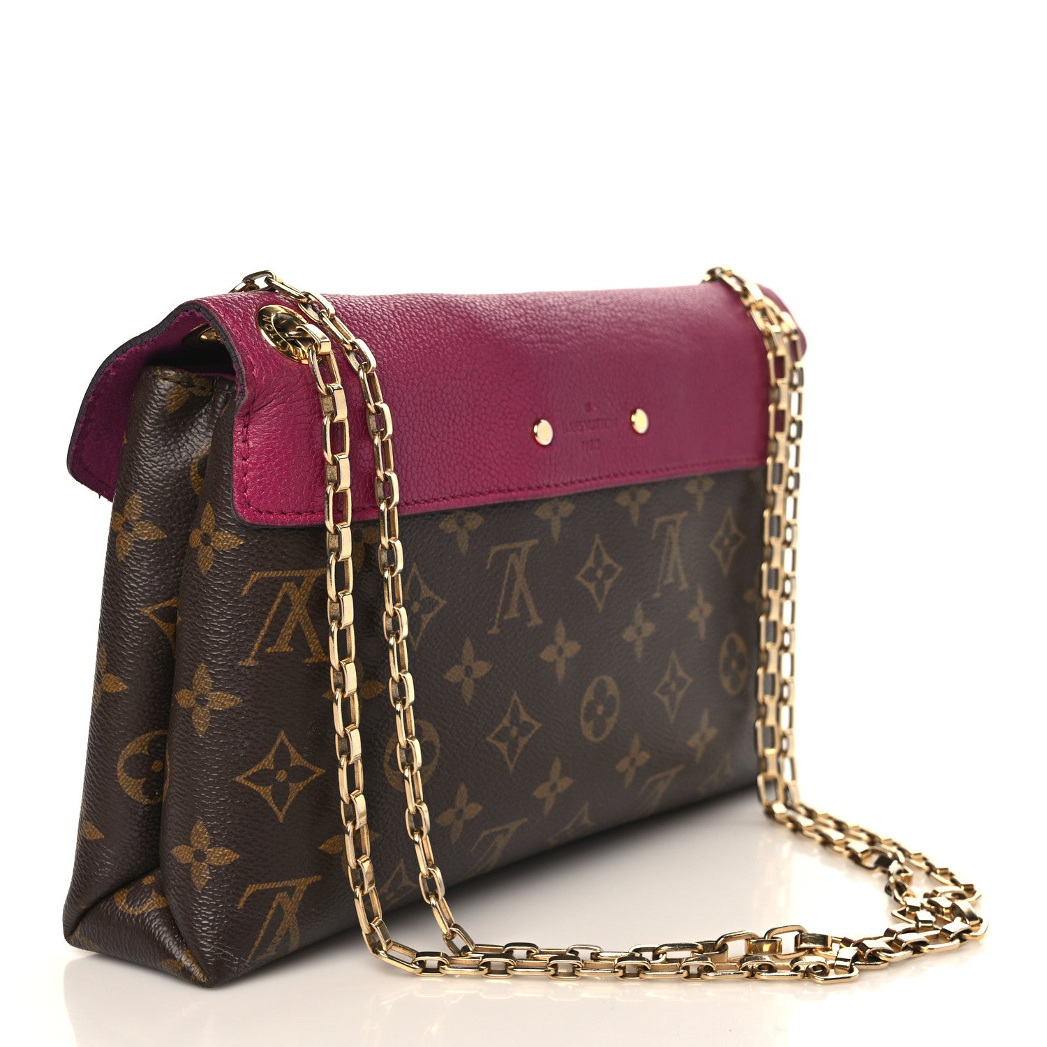 Louis Vuitton Monogram Pallas Chain Aurore 3 of 10