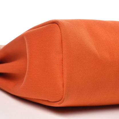 Hermes Toile Vache Calfskin Herbag 30 PM Orange Red 13 of 25
