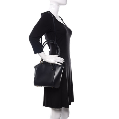 Delvaux Grained Calfskin Charme Tote Jumping Marine 2 of 12