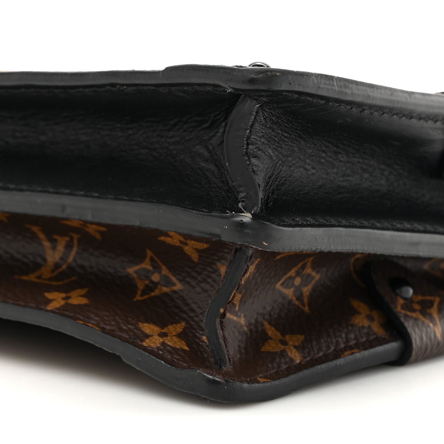 Reverse Monogram Trunk Clutch