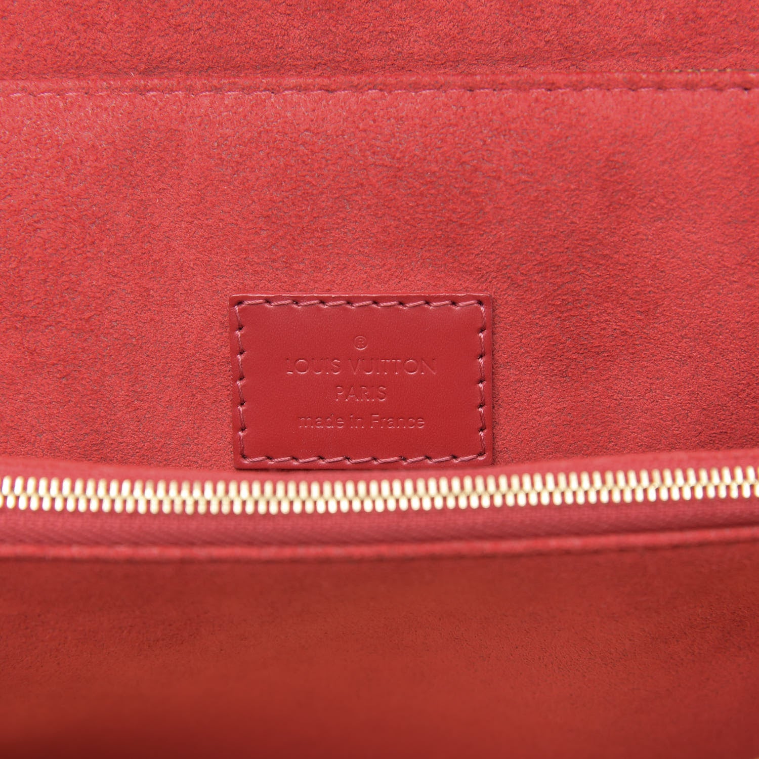 Louis Vuitton Damier Ebene Caissa Clutch Cherry 6 of 11