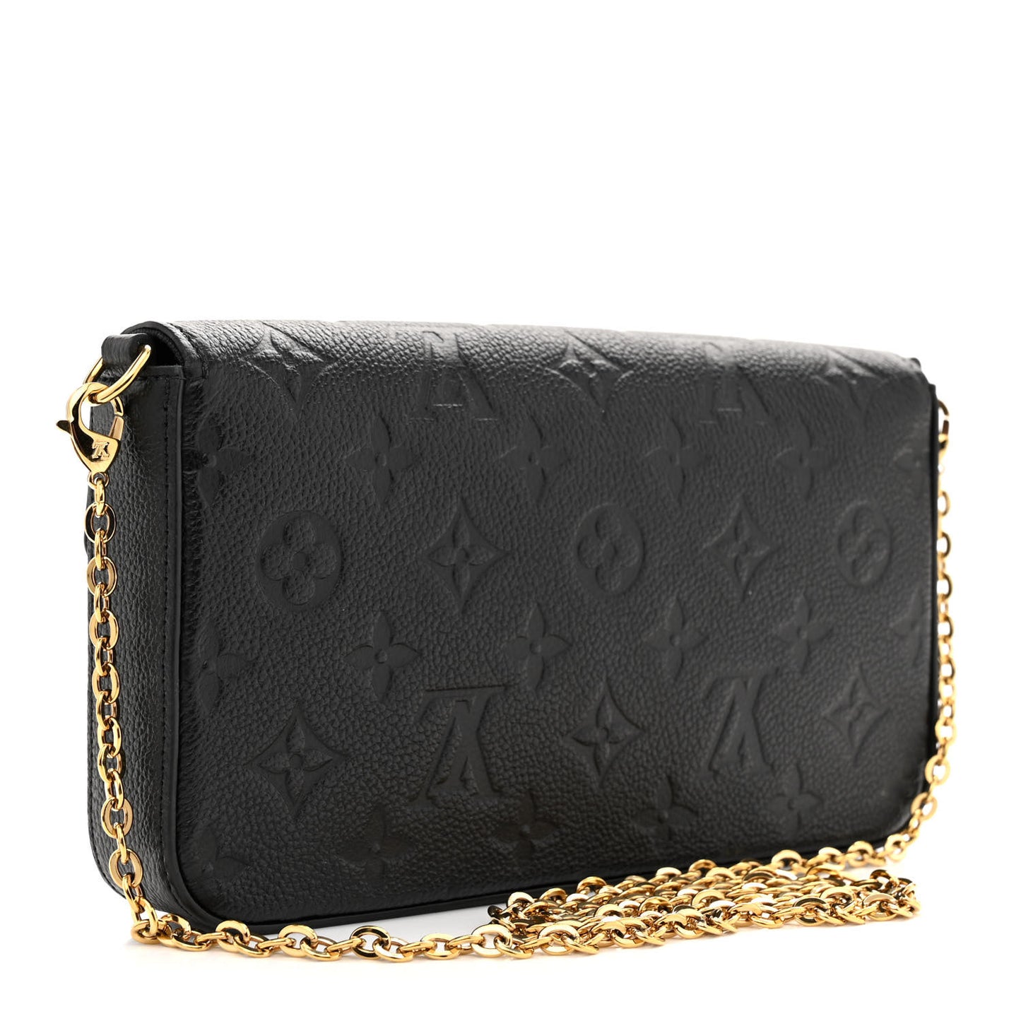 Empreinte Pochette Felicie Chain Wallet Black