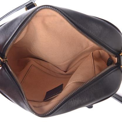Gucci Calfskin Matelasse Small GG Marmont Chain Shoulder Bag Black 5 of 12