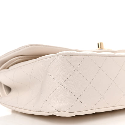 Chanel Caviar Quilted Small Double Flap White 9 of 11